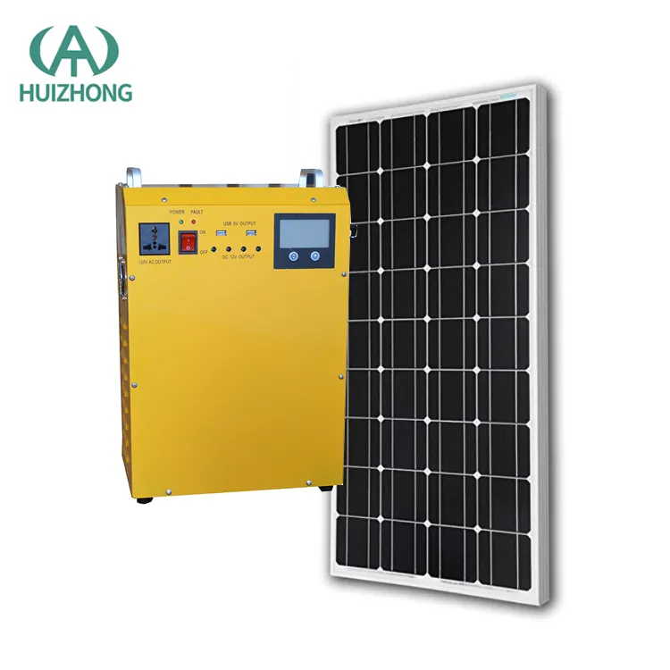 Sistema de almacenamiento de energía Solar de iones de litio integrado, 300W, 600Wh, para uso doméstico