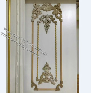 Ornements de <span class=keywords><strong>porte</strong></span> anciens Appliques en bois Onlays Décoration de meubles en bois Onlays - Product Image 1