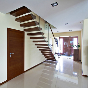 Escalera Flotante Dúplex de Diseño Industrial Estilo Moderno Prima, <span class=keywords><strong>Escalones</strong></span> de Madera y Metal Duraderos para Uso Residencial - Product Image 6