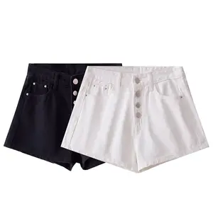 Women's Slim Denim Straight Fit Jean Shorts Wholesale Hot Sale Women's Clothing Denim Shorts