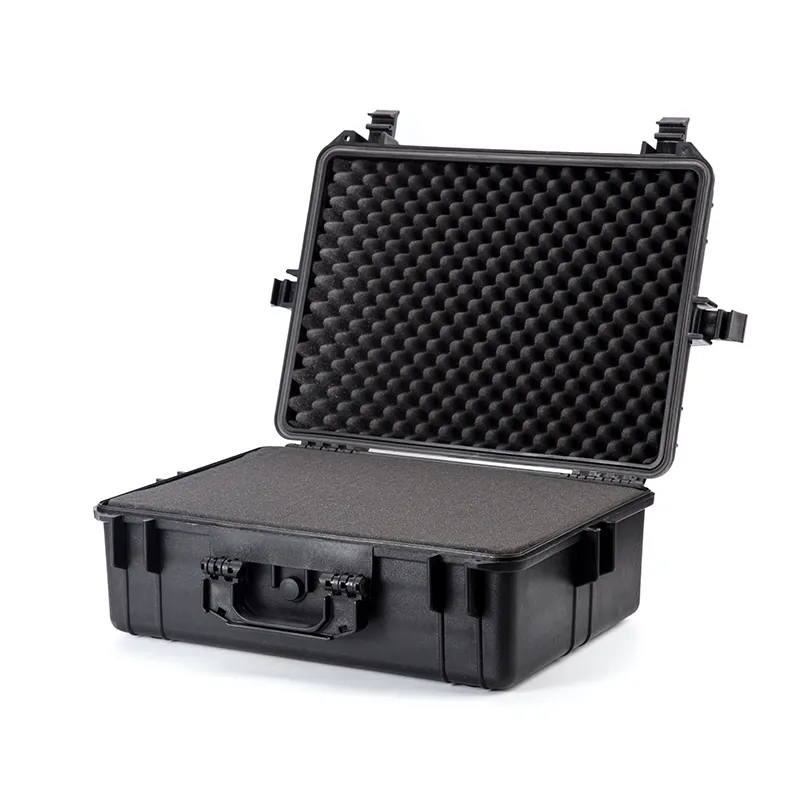 プラスチック製ツールセーフケーススーツケースツールボックスファイルボックス機器カメラハードケース、プレカットフォームインサート付き