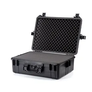 Plastic Tool Veilig Gevallen Koffer Toolbox Bestand Doos Apparatuur Camera Hard Case met voorgesneden Foam Insert