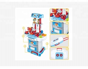Alimentaire extérieure jouets <span class=keywords><strong>cuisine</strong></span> jouer ensemble avec la main tiré boîte - Product Image 3