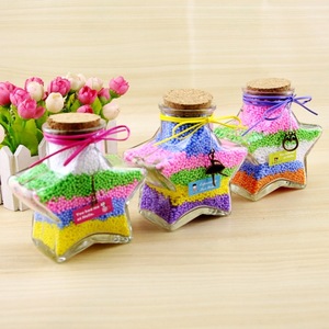 Barato de la fábrica de caramelo dulce frasco de vidrio de estrella de <span class=keywords><strong>cinco</strong></span> puntas en forma - Product Image 3