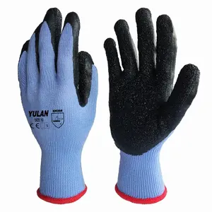 Gloves Cotton Yulan DLC603 High Quality Comfortable Cotton Dipping Latex Glove