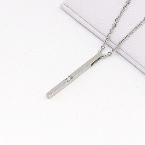 Joyería <span class=keywords><strong>de</strong></span> moda <span class=keywords><strong>de</strong></span> oro <span class=keywords><strong>bar</strong></span> COLLAR COLGANTE encanto para <span class=keywords><strong>las</strong></span> niñas - Product Image 2
