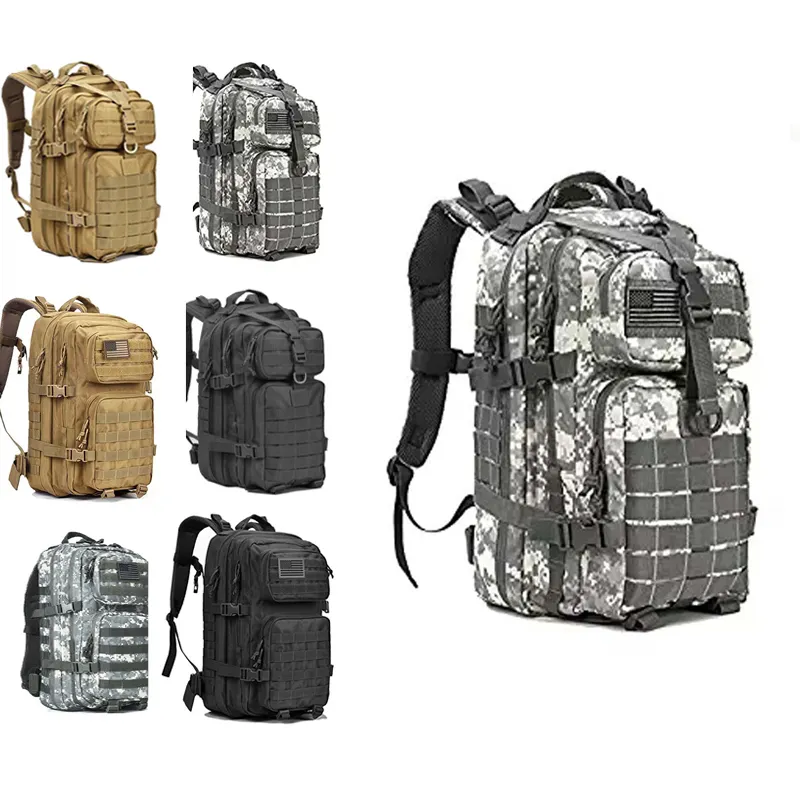 Fábrica de estilo militar Molle de asalto militar bolsa para hombres de asalto militar bolsa