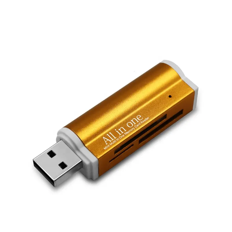 Ad alta Velocità mini Micro T-Flash di DEVIAZIONE STANDARD TF Card Reader USB 2.0 Con Coperchio Adattatore lettore di Schede di Memoria