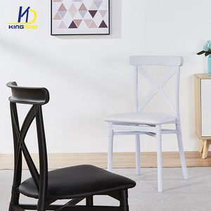 Moderno diseño apilable de plástico de PP de <span class=keywords><strong>Cruz</strong></span> de la boda banquete silla - Product Image 4