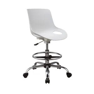 Chaise pivotante de laboratoire PP économique, haute qualité, moderne