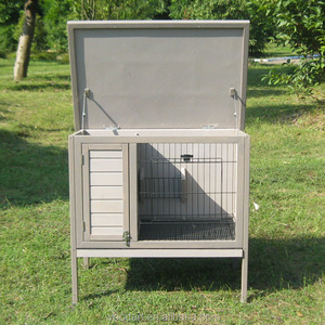 Luxury interior hand wooden rabbit hutch covers plastic rabbit cage trays for free - Product Image 4