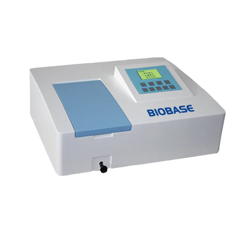 BIOBASE จีนสเปกโตรโฟโตมิเตอร์หน้าจอ LCD การสอบเทียบโดยอัตโนมัติ UV/VIS สเปกโตรโฟโตมิเตอร์ราคา