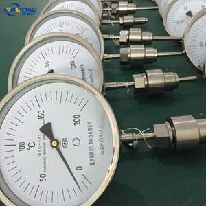 2 "3" 4 "termómetro bimetálico con 50 mM 75mm 100mm y 304/316/316L/11Cr18Ni9Ti alta o baja temperatura bimetálico de la bobina - Product Image 6