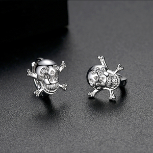 LUOTEEMI teschi Clip on Fashion Special Design <span class=keywords><strong>orecchini</strong></span> <span class=keywords><strong>orecchini</strong></span> per ragazze donne gioielli fantastici - Product Image 5
