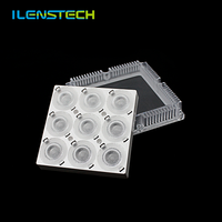 Angelilenstech — lentille optique led 9 en 1, acrylique clair, diffuseur de lumière, 60 degrés pour 2525 3030 3535 5050