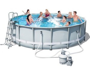 Piscina Redonda con Marco de Acero Bestway 56427, Piscina Power Steel - Product Image 2