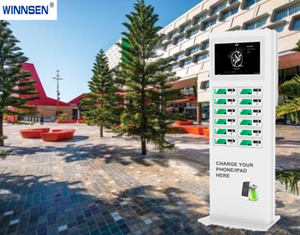 Cubierta de pie de piso de teléfono móvil de carga máquina expendedora con <span class=keywords><strong>pago</strong></span> en efectivo - Product Image 5