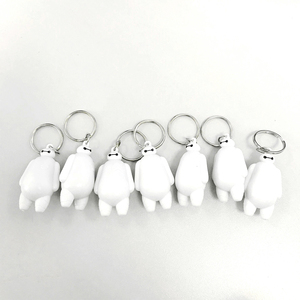 2019 Promotion Cadeaux LED Mignon 3D Bande Dessinée forme Lumière porte-clés En Gros Porte-clés Logo Personnalisé LED Torche Lum - Product Image 1