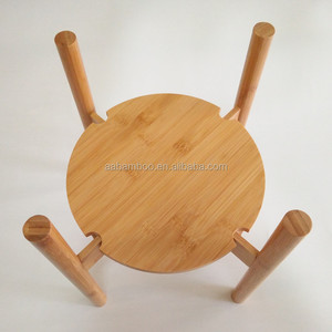 調節可能なモダンな木製竹屋外屋内植物スタンド - Product Image 4