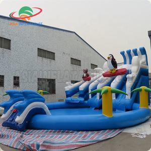 ขายร้อนพองน้ำที่ดินสวน,พองน้ำสระว่ายน้ำพร้อมสไลด์ - Product Image 2