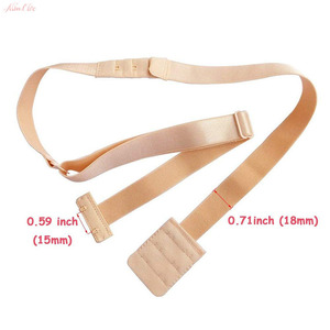 Màu sắc khác nhau có thể điều chỉnh thấp trở lại dây đeo áo ngực đồ lót phụ kiện Extender cho <span class=keywords><strong>backless</strong></span> Dress - Product Image 1