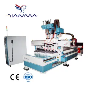 יצרנית נתבים CNC 4 צירים יחידת עבודה נתב עץ CNC או מכונת חריטה נתב יוקרה