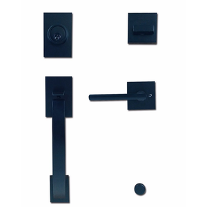 <span class=keywords><strong>Mercado</strong></span> de América con cerradura de <span class=keywords><strong>la</strong></span> puerta Mango en color negro para puerta de entrada de madera - Product Image 1