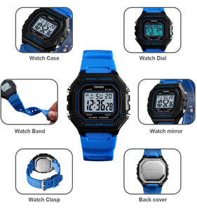Guangzhou Skmei 1496 Cheap Custom logo Watches Mens Waterproof <strong>Digital</strong> <strong>Clock</strong> - Product Image 6