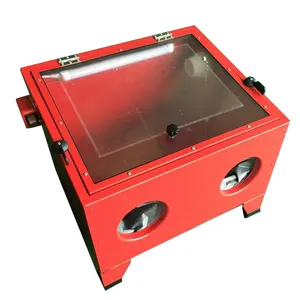 SBC90High chất lượng Miễn Phí bụi turntable phun cát với chân không cát blaster Cho Bán sandblasting Máy Cho Sử Dụng Cá Nhân