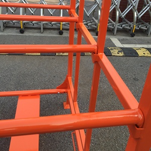 Présentoir de stockage en acier Q235, grille conteneur de Transport, palette de pneus Double couches, supports pliables et empilables, livraison gratuite