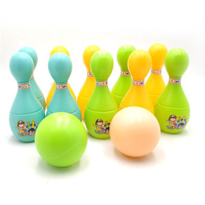 ENJOY STAR-Juego de Bowls inflable para niños y niñas, juego de 10 pines y 2 bolas para edades 2, 3, 4, 5 años, gran oferta - Product Image 2