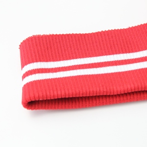 Thể thao mặc đan sườn vải với cổ áo Cuff cho quần áo thể thao - Product Image 5