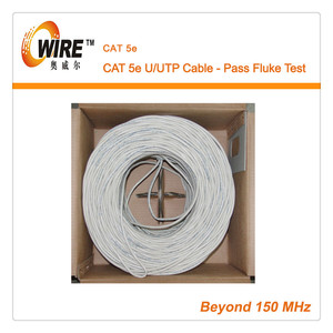 Precio por metro oferta <span class=keywords><strong>Ce24</strong></span> Awg Cca 0,35mm cobre Utp Cat5E Cable - Product Image 6
