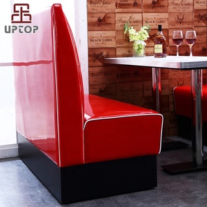 UPTOP-asiento de cuero PU blanco y negro para restaurante, banco para restaurante, cafetería, tienda de café, precio de fábrica, SP-CT833 - Product Image 4