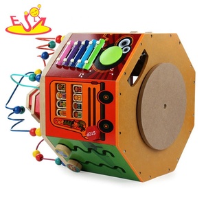 En gros bébé en <span class=keywords><strong>bois</strong></span> alphabet <span class=keywords><strong>cube</strong></span> d'activités avec la musique électronique W11B226 - Product Image 6