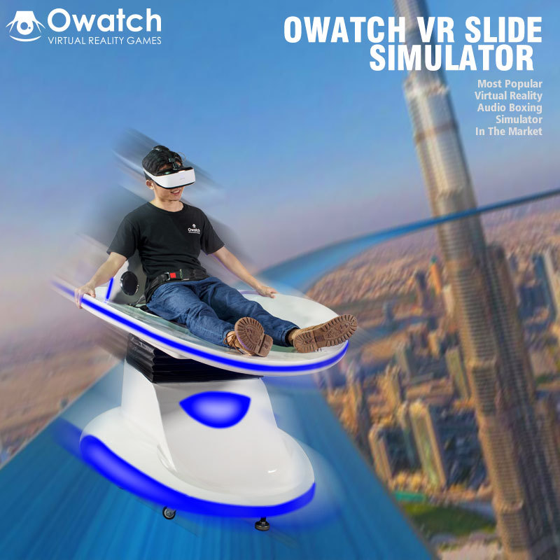 Dernière Conception de Réalité Virtuelle simulateur De Mouvement 9D VR Surf VR Glisser avec Expérience Passionnante