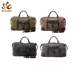 Grande capacité pratique confortable coton sangle portable weekender prix pas cher sacs réutilisables <span class=keywords><strong>sac</strong></span> de voyage en toile - Product Image 6