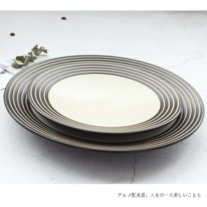 Los fabricantes de estilo <span class=keywords><strong>occidental</strong></span> de alta calidad precio barato ronda vintga placa de cerámica tazón taza - Product Image 4