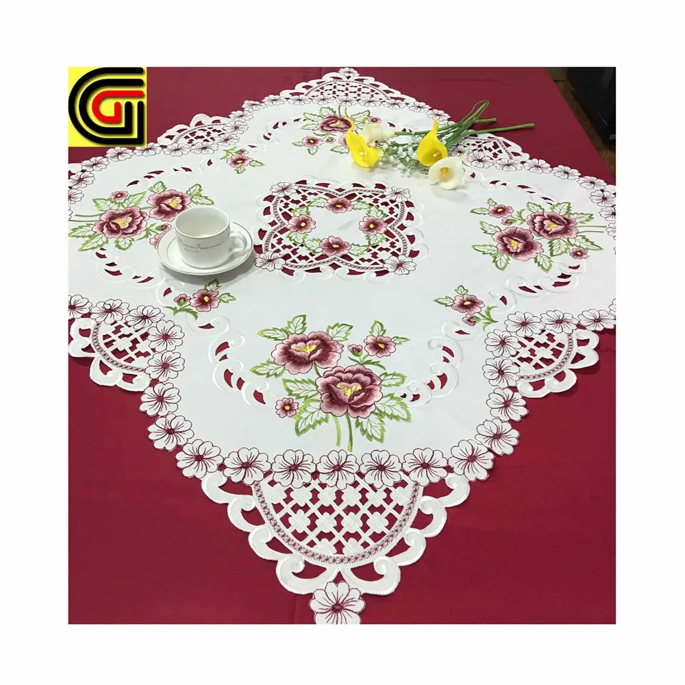 Toalhas de mesa groothandel borduren bloemen tafelkleed tafelkleden tafel cover