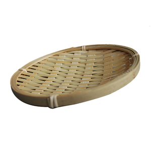 % 2023 doğal bambu yuvarlak dokuma meyve sepeti depolama sepeti - Product Image 6