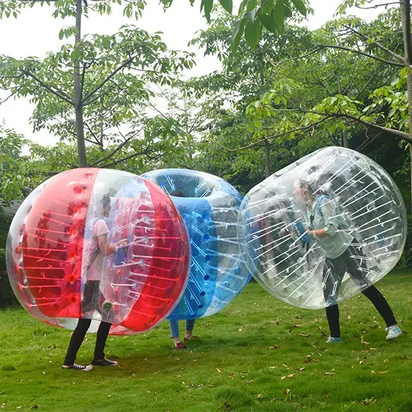 Materiale di alta Qualità TPU Gigante Pallone Da Calcio Gonfiabile/Paraurti Piede Bolla/Bolla di Calcio Per Adulti