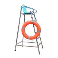 Chaises de sauveteur en acier inoxydable pour piscine, équipement de sauveteur super sûr, 188x90x88cm, modèle YD-005