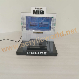 ร้อนขายตู้โชว์นาฬิกาอะคริลิยืนแสดงตู้โชว์หมุนนำแสงอะคริลิแสดงผลนาฬิกา - Product Image 3