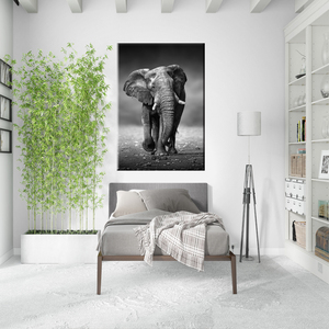 Pintura de animais de elefante, arte para parede, pintura em tela, poster artístico para parede, imagem de decoração de sala de estar, arte de parede