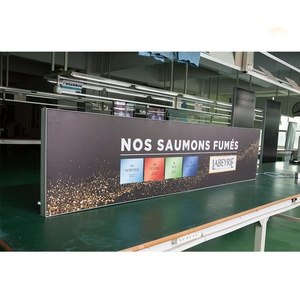 Cao Sáng Không Khung Mỏng LED Lớn Hai Mặt TradeShow Hiển Thị Thường Vụ Quảng Cáo Dệt LightBox Vải Ánh Sáng Hộp - Product Image 3