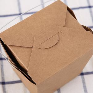 Customized Environmental protection Kraft Paper Packing Takeout Noodle <strong>Lunch</strong> Food <strong>Cardboard</strong> Paper Packaging Pasta <strong>Box</strong> - Product Image 5