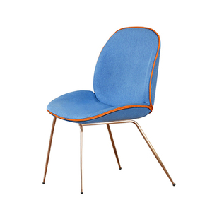Cómodo de silla tapizados de Metal piernas escarabajo silla con <span class=keywords><strong>Grey</strong></span> de comedor de cuero habitación escarabajo sillas - Product Image 2