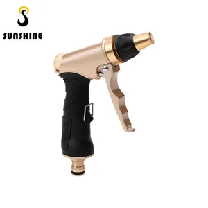 Multifunctional High Pressure Car Window Wall Cleaning Water Spray Brass Garden Hose Pipe Nozzle Spray