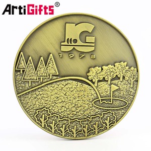 Custom Magische Souvenir Alte Antike Messing Metall Überzogene 2 Euro Münze - Product Image 4