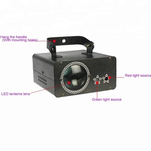 Disco RGB <span class=keywords><strong>Luna</strong></span> flor sistema láser patrón linternas led etapa de luz láser - Product Image 4